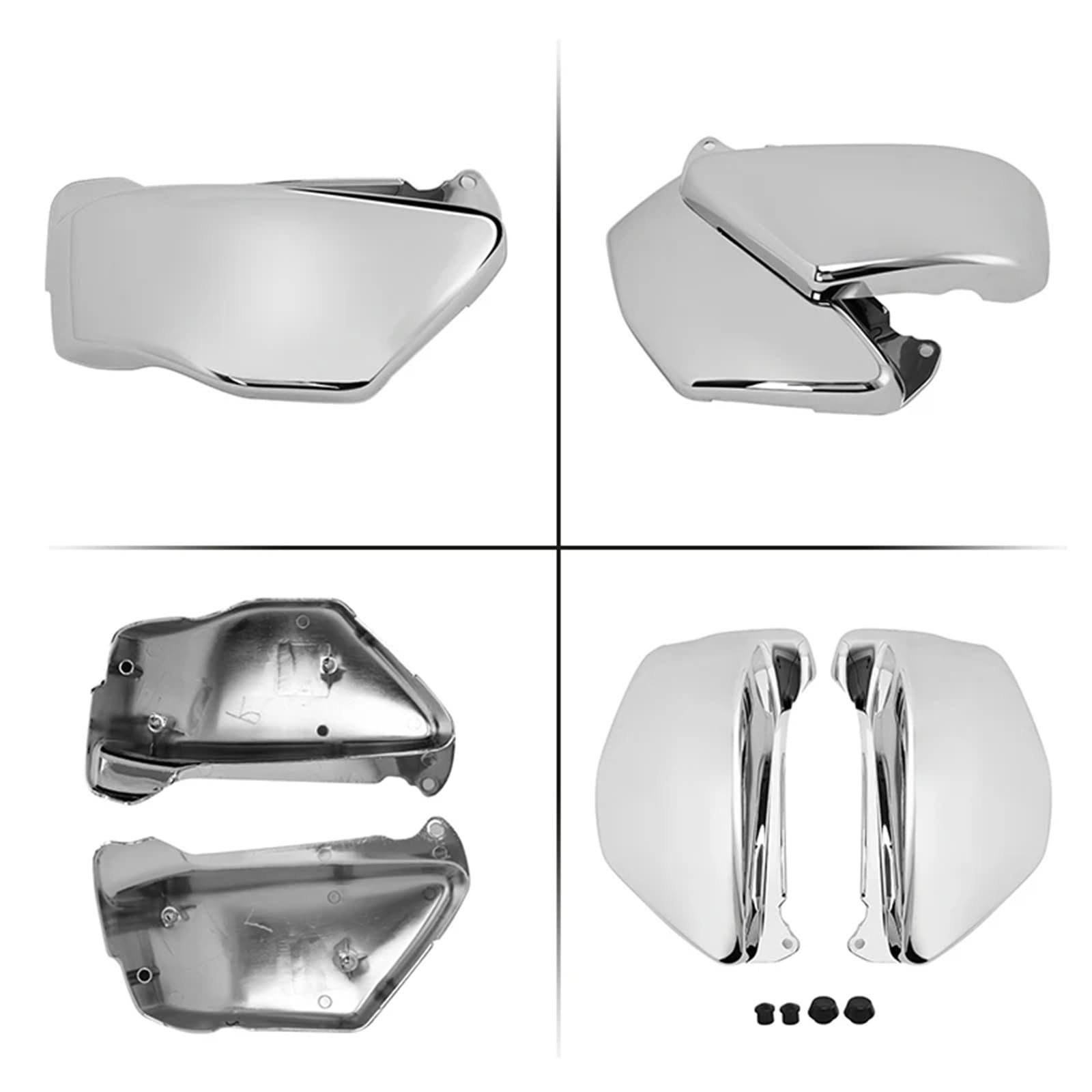 Battery Top Cover Chromowana osłona ochronna motocykla, boczna akumulatora, pasuje do Honda Magna VF750 VF750C 1994-2004
