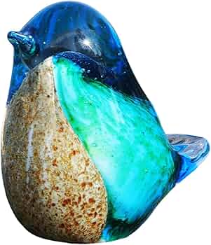 青色ガラス彫刻 動物デザイン 616NvnDRFpL._AC_UF350,