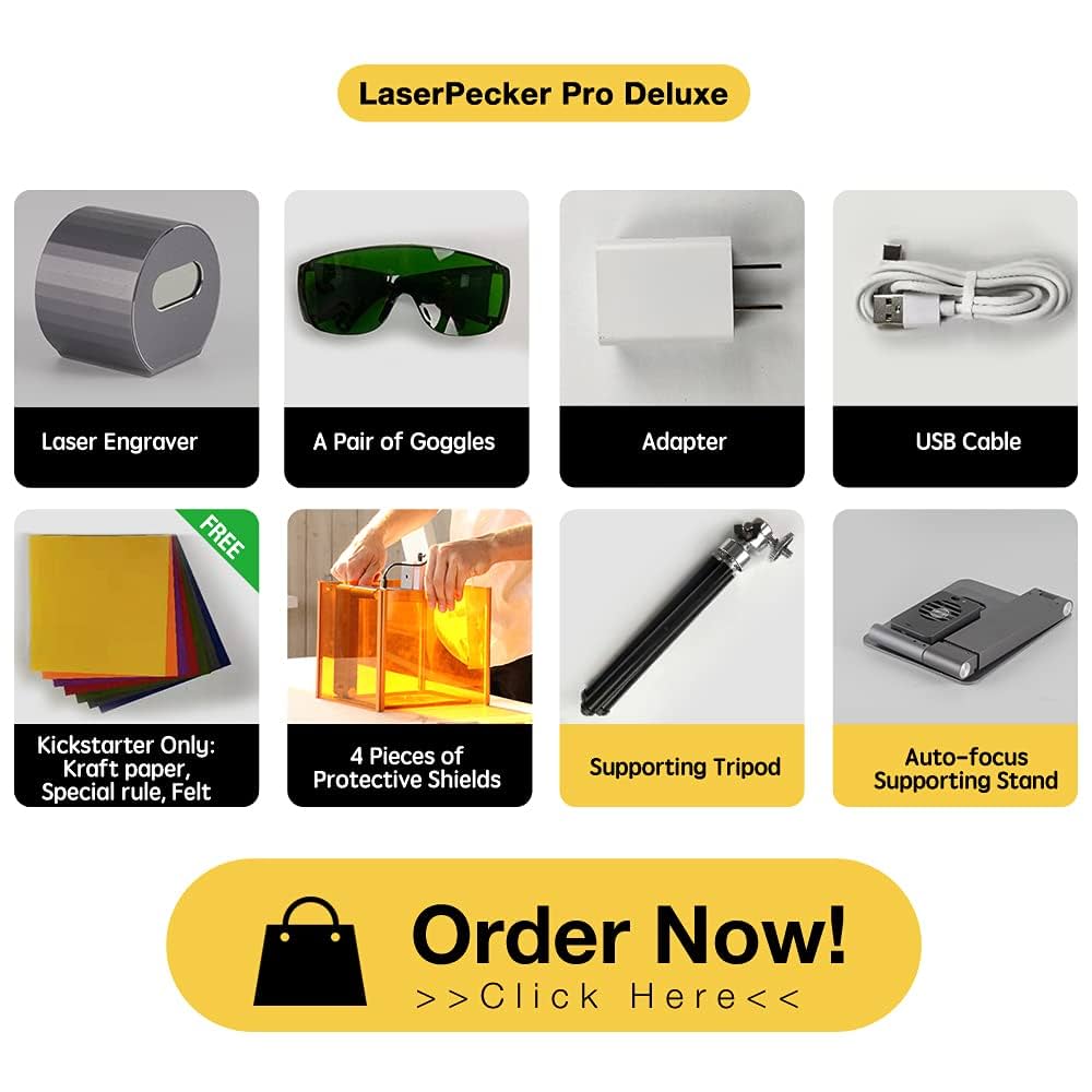 Amazon | LaserPecker PROレーザー彫刻機 刻印機 DIY 加工機