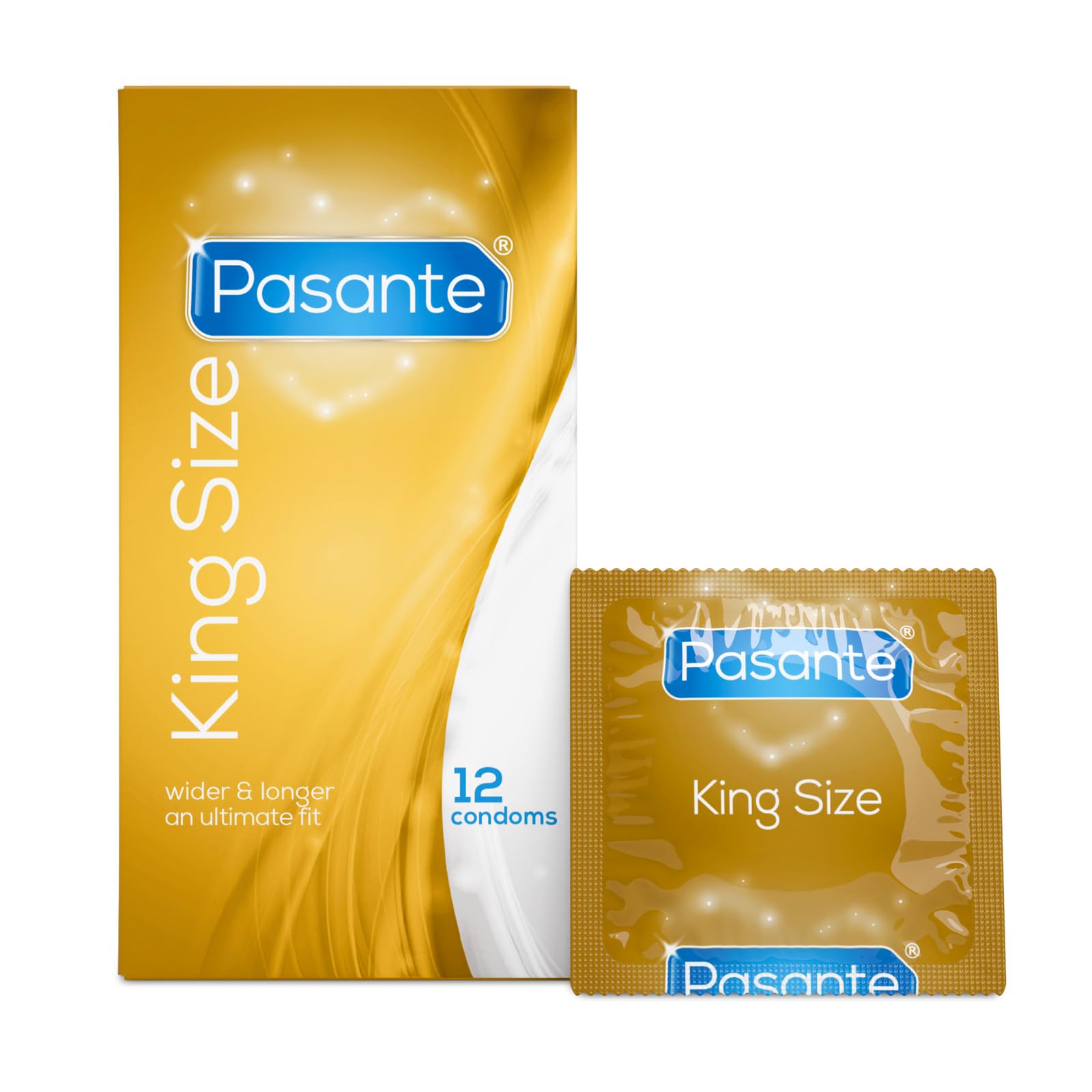 Pasante King Size (Large) Condoms - Pack of 12