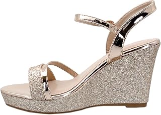 Amazon.com: Rose Gold Wedge Heels