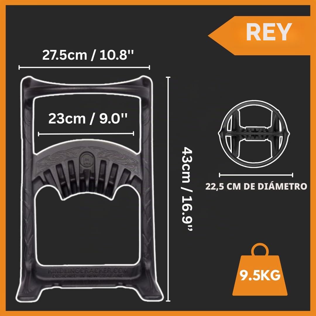 Kindling Cracker King Firewood - partidor de leña (tamaño XL)