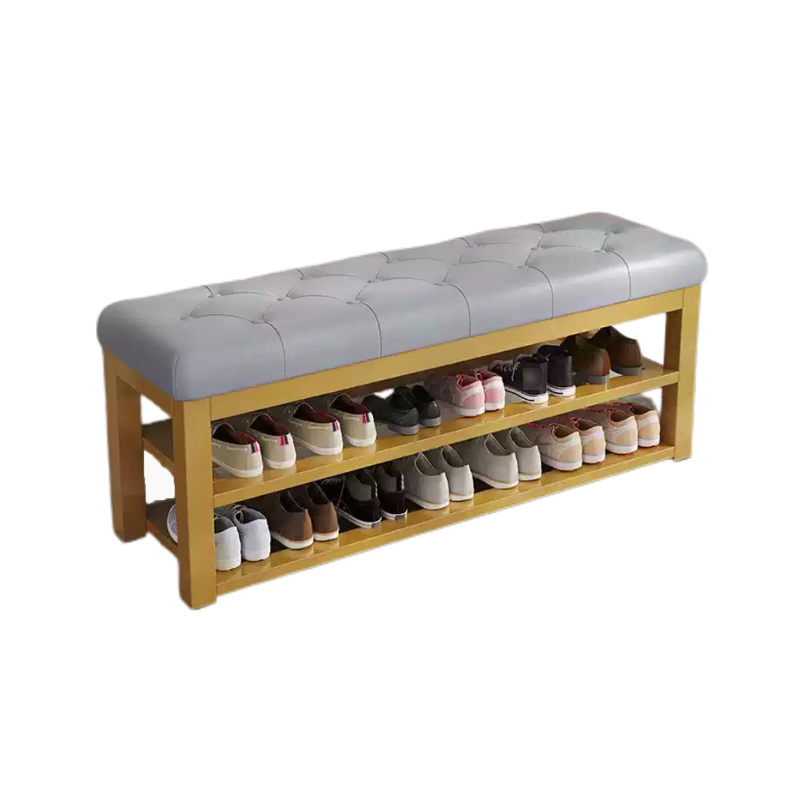 Banc porte-chaussures compact de 80 cm pour optimiser les couloirs étroits