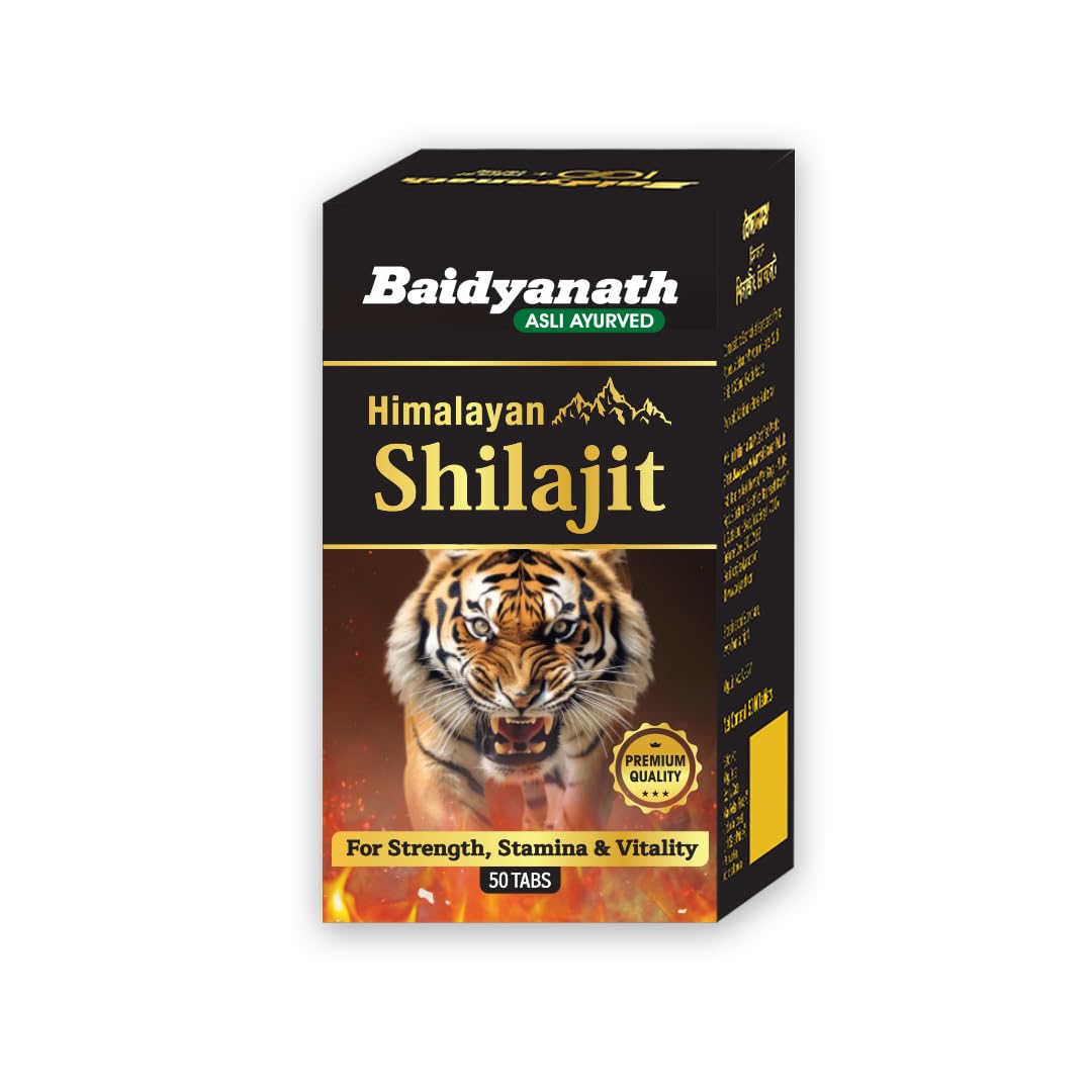 Baidyanath Shilajeet (Shilajit) - 50 Tablets-image-8