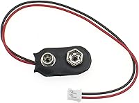 Vista 5 de 4 unids 9V Batería Snap a PH 2.0 Cable T Tipo 9V Clip de batería Conector con 5.9 in Cable de plomo