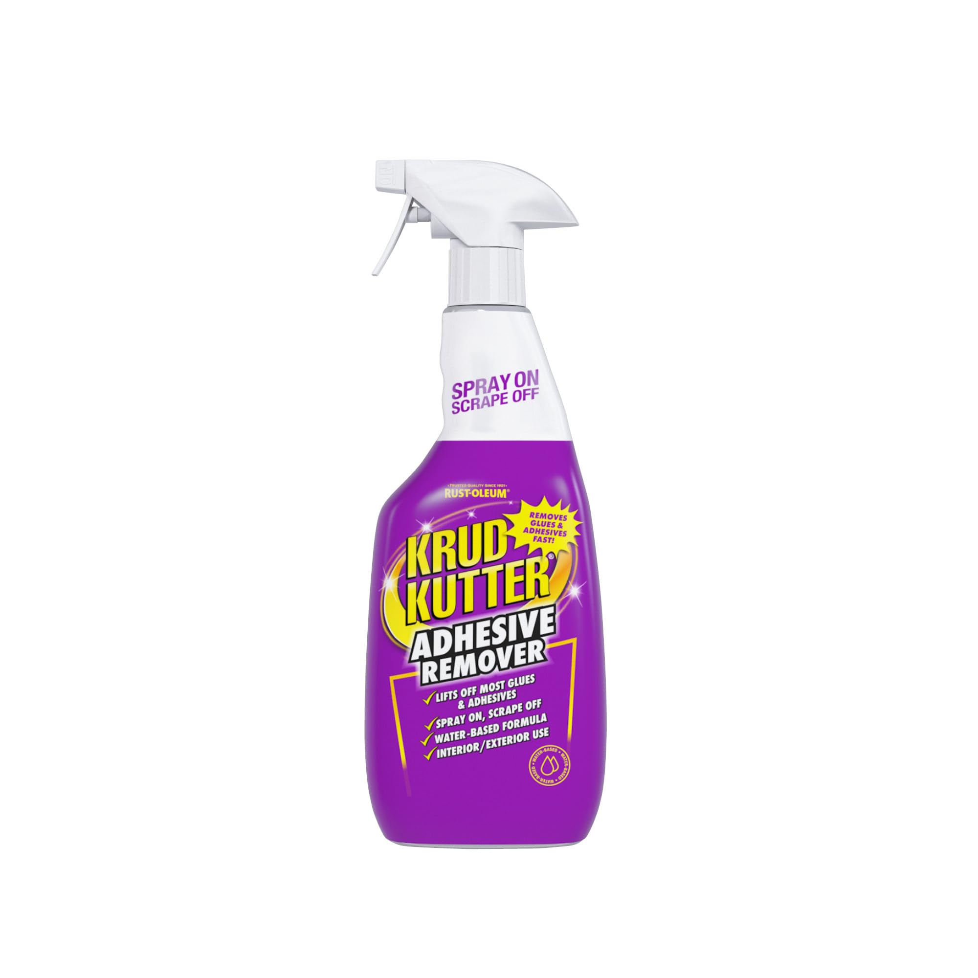 Krud Kutter Adhesive Remover 750ml Spray - Removes Glues, Adhesives, Sealants & Mastics from Tiles, Wood, Laminate, Carpet, Linoleum, Vinyl and More