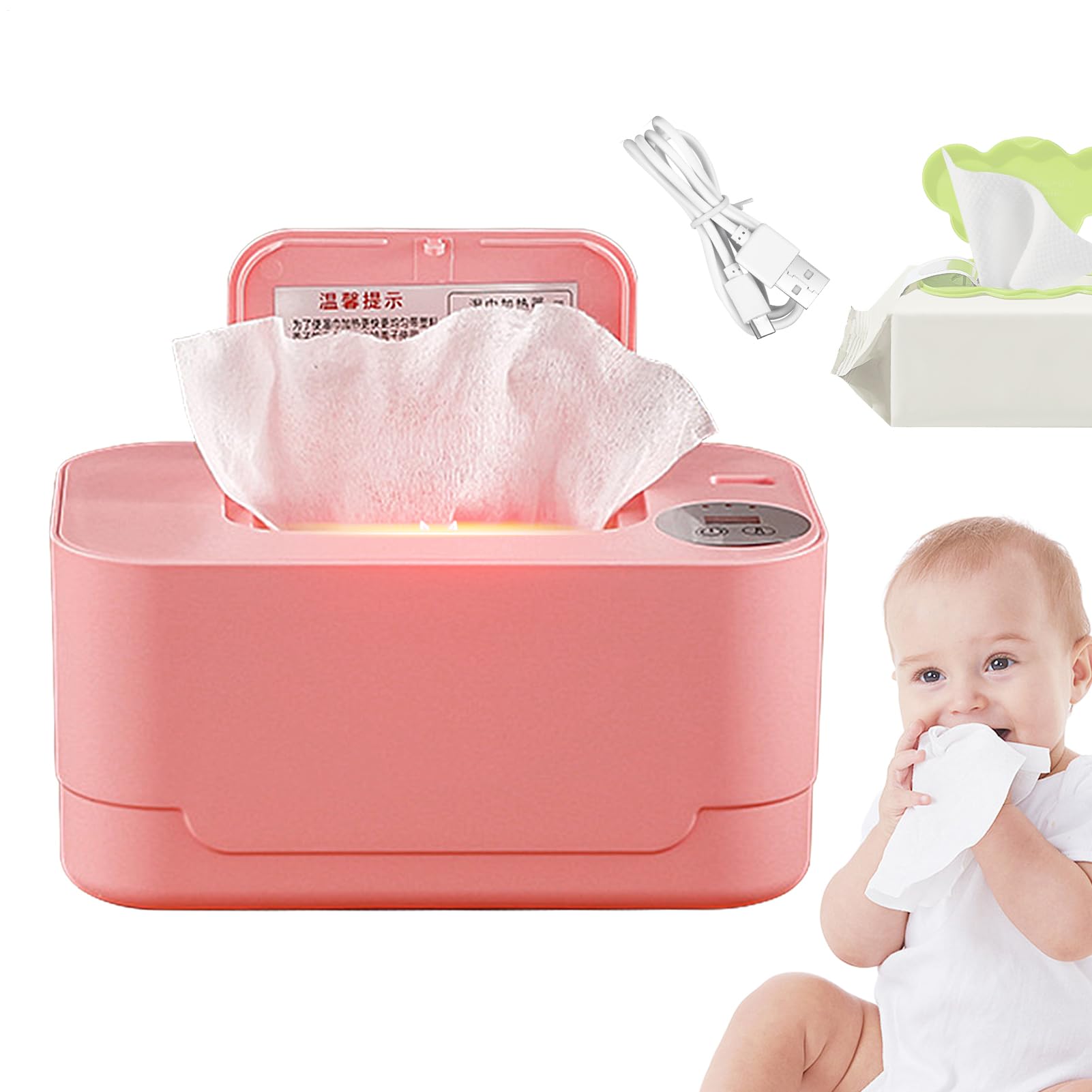 Scaldasalviette per pannolini, porta asciugamani di riscaldante, temperatura regolabile, grande capacità, portatile, per viaggi, casa, bagno