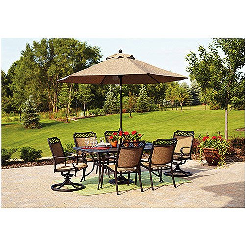 better homes and gardens paxton place 9-foot outdoor patio umbrella AreShark 9 FT for Outdoor, Table Umbrella with Push Button Tilt Crank, Outdoor Patio Umbrellas with 8 Sturdy Ribs for Market, Garden, Pool (Beige) : Patio this piece is built with an steel frame that is resistant to rust Better Homes & Gardens Outdoor