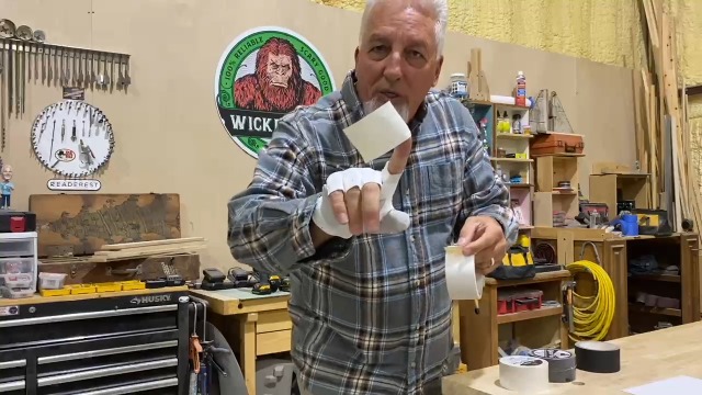Image of WickedGood Gaffers Tape, Heavy Duty, Non-Reflective, Multi Purpose Tape, Residue Free, Indoor & Outdoor (White, 2 inch x 90 Feet)