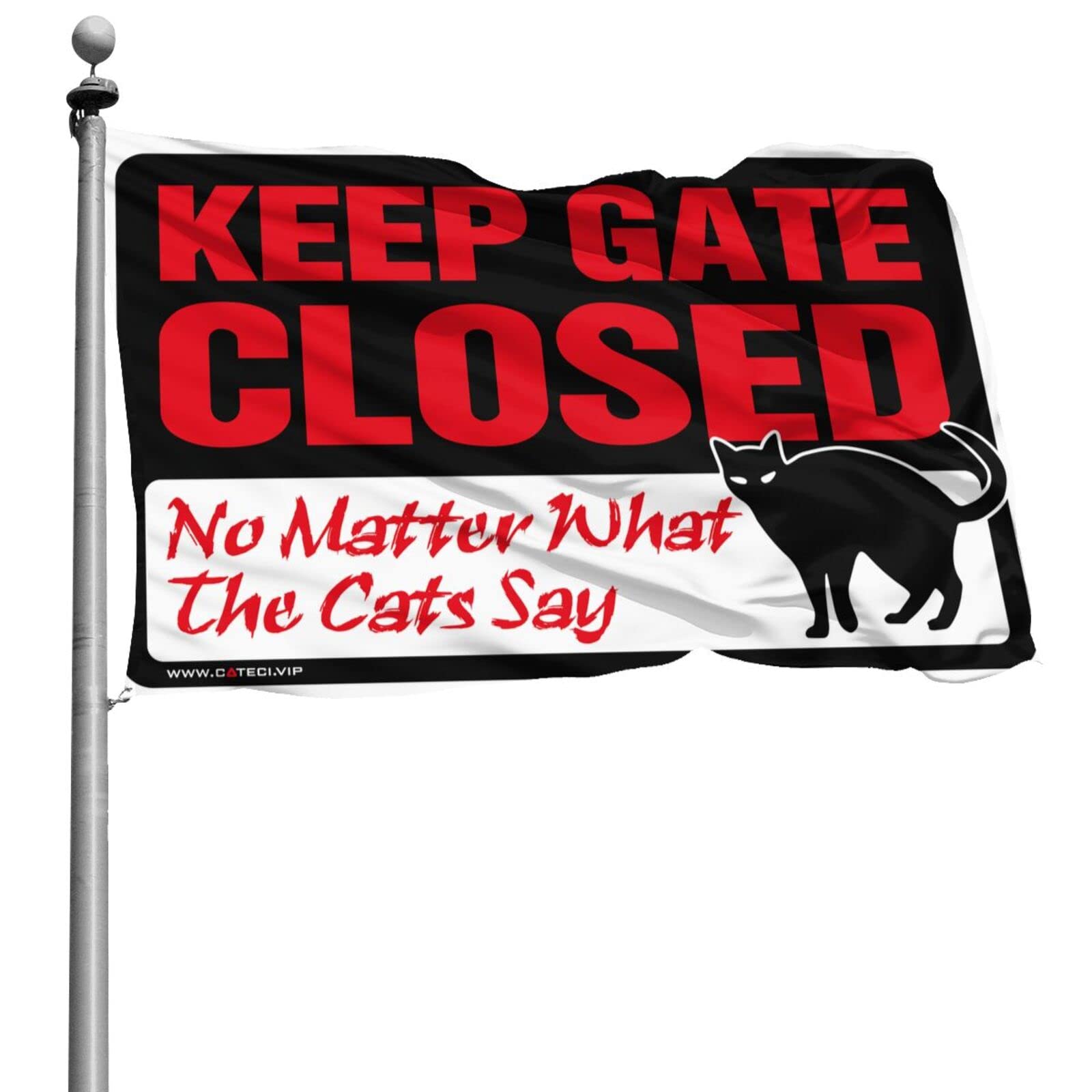 Drapeau Manny Keep Gate Closed solution pour decorer un grand mur