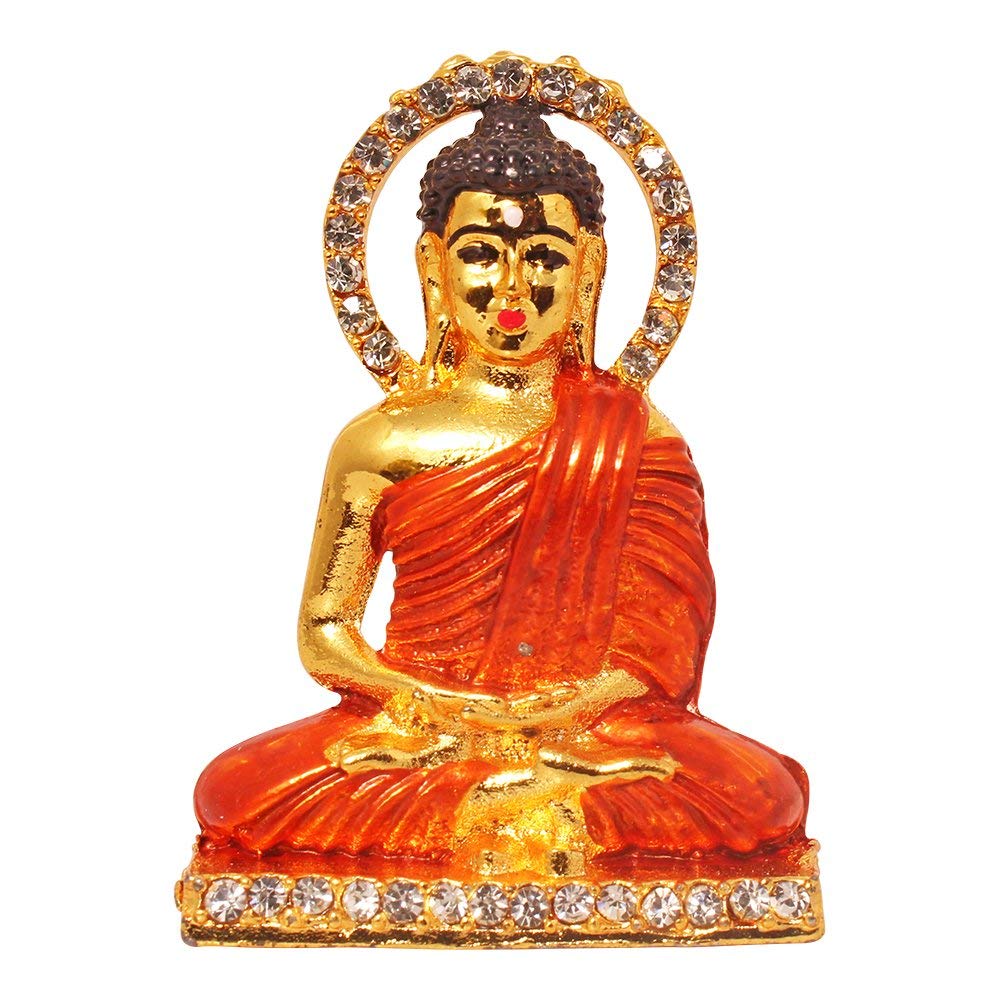 SIGNAA Lord Buddha / Meditating & Resting Gautam Buddh Idol - Handicraft Decorative Home Décor Vastu God Figurine / Statue Gift Item