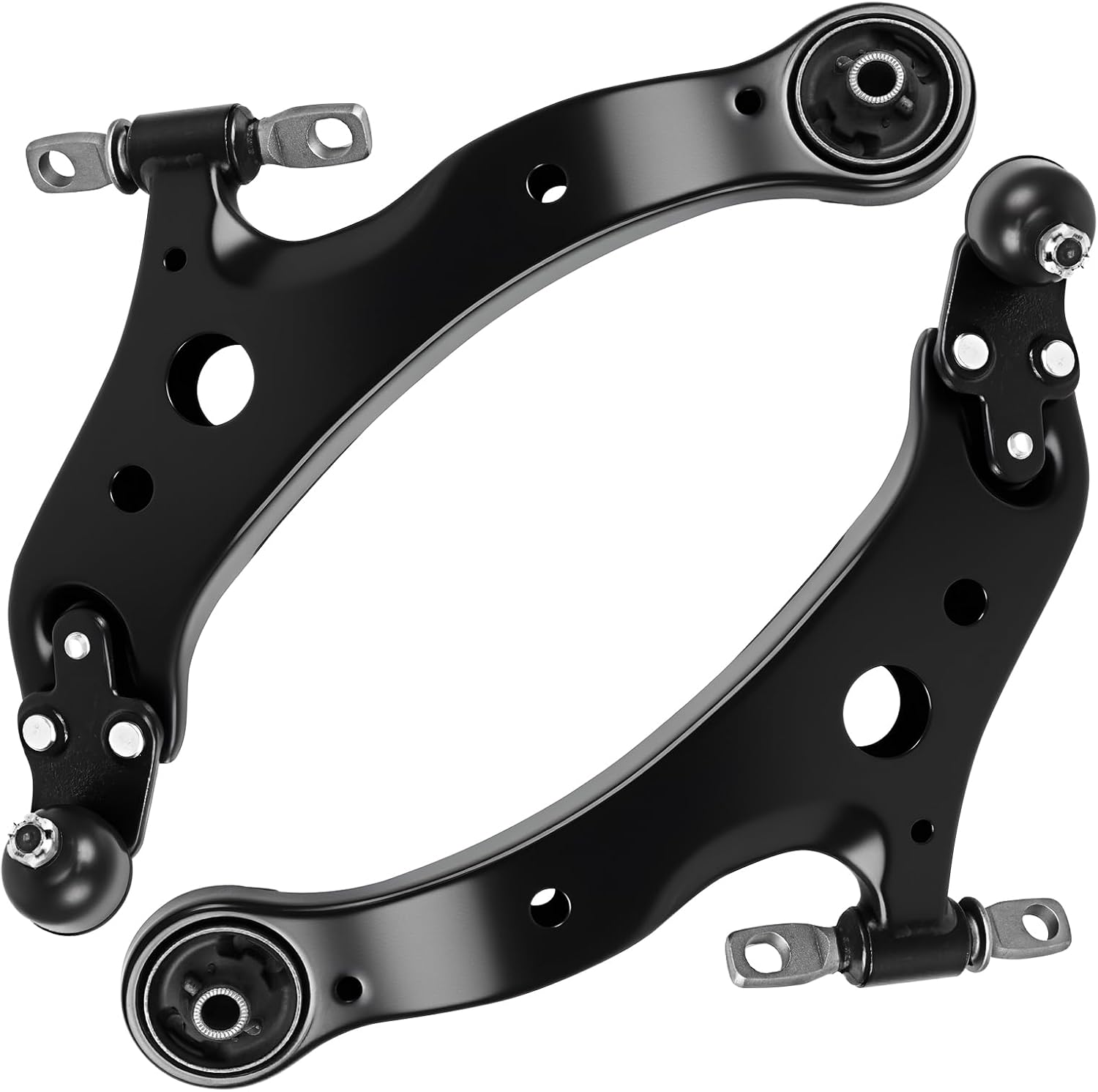 2PCS Front Lower Control Arms Fit for Lexus ES300h 2013-2018, ES350 2007-2018, To-yo ta Avalon 2005-2018, Camry 2007-2017, Lower Control Arm w/Ball Joint Replace for MS86182/K621476, MS86181/K621477