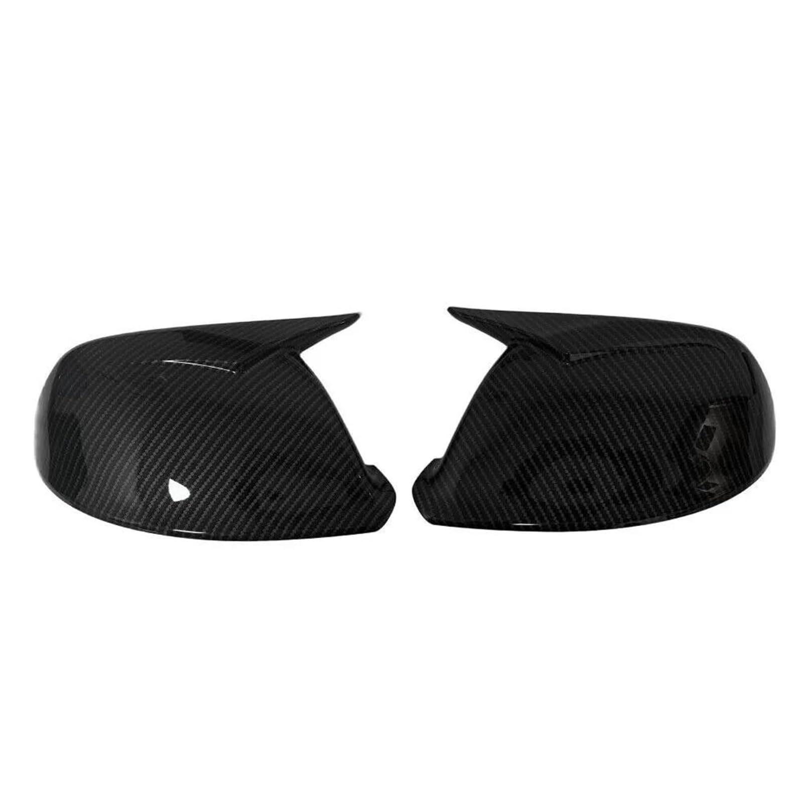 Car Sticker Rearview Side Wing Mirror Cover Cap for Q5 SQ5 8R Q7 4L 2010-2015(Carbon)