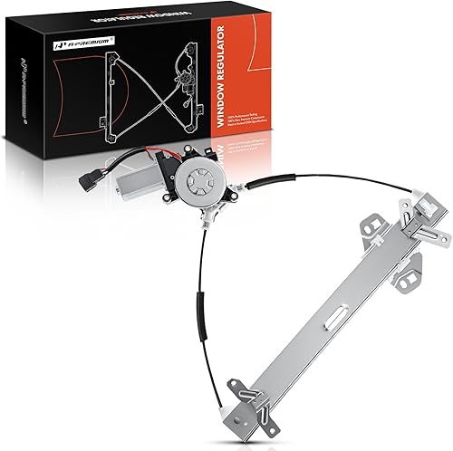 A-Premium Regulador de elevalunas eléctrico con motor de repuesto para Honda Accord 2003-2007 (solo estilo de cuerpo de copa) lado delantero