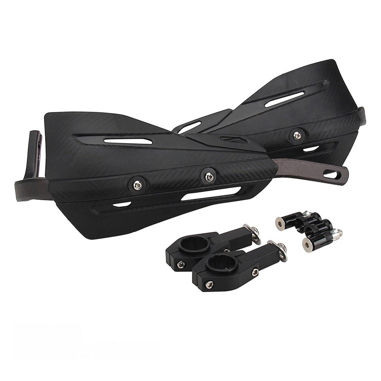 Per SXF KLX KXF YZF WRF 22 28mm | Protezione per la mano Protezione per paramano Protezione per manubrio per moto da cross(Black,1)