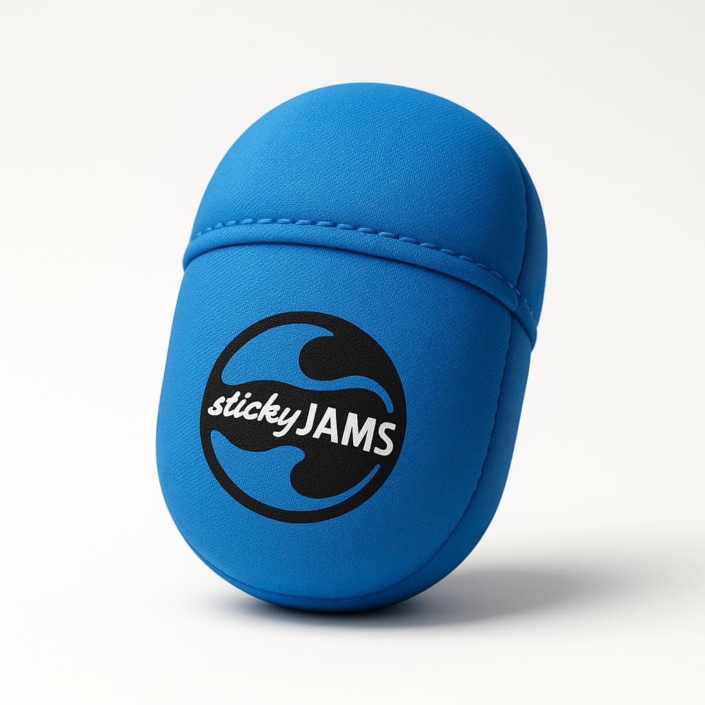 Sticky Jams Blue, Headgear Insert for Wireless Headphones 1/3 Pack
