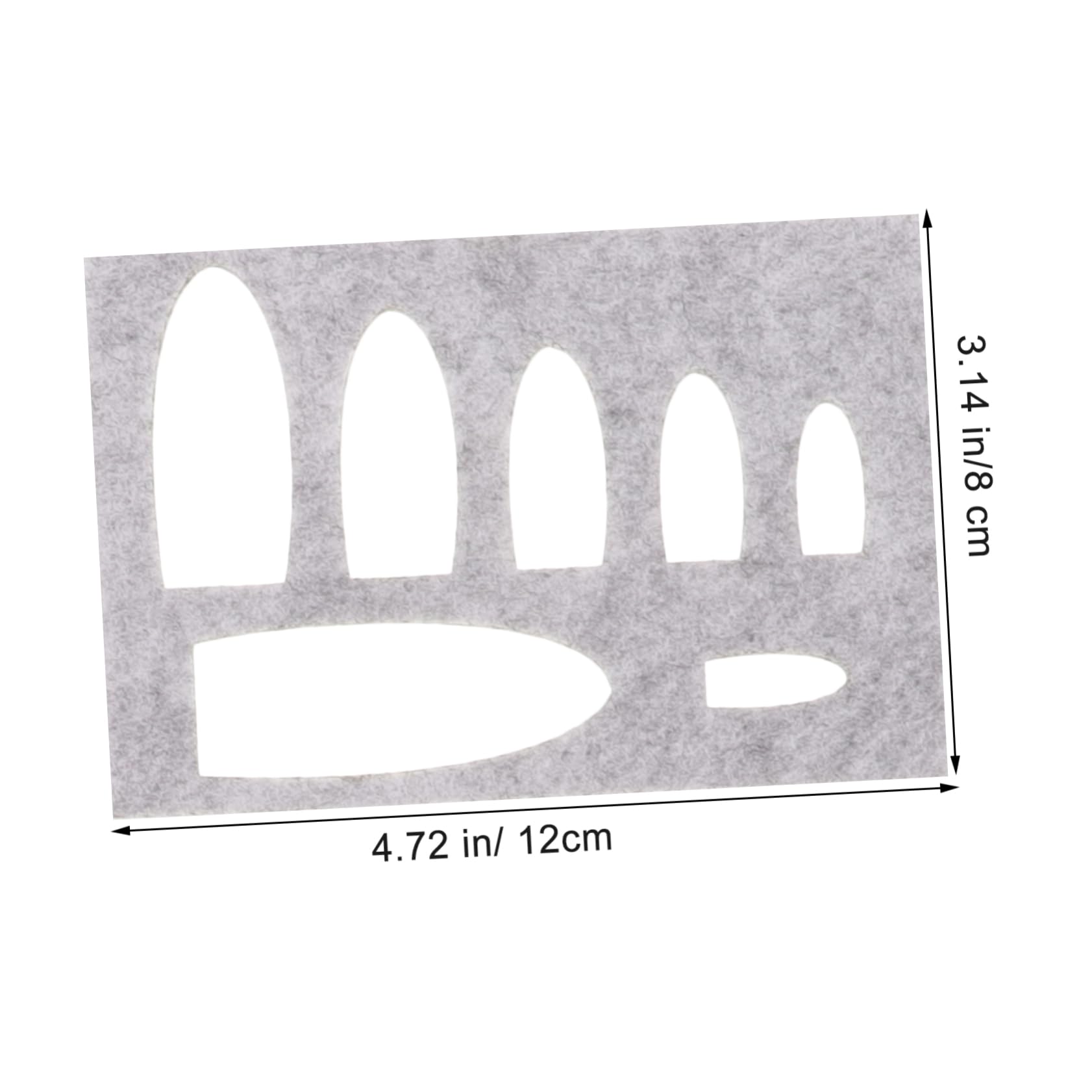 DOITOOL 1 Set Needle Felting Template Unique Animal Shapes Craft Tool for Felt Projects Easy to Use for Beginners for Handicraft Enthusiasts