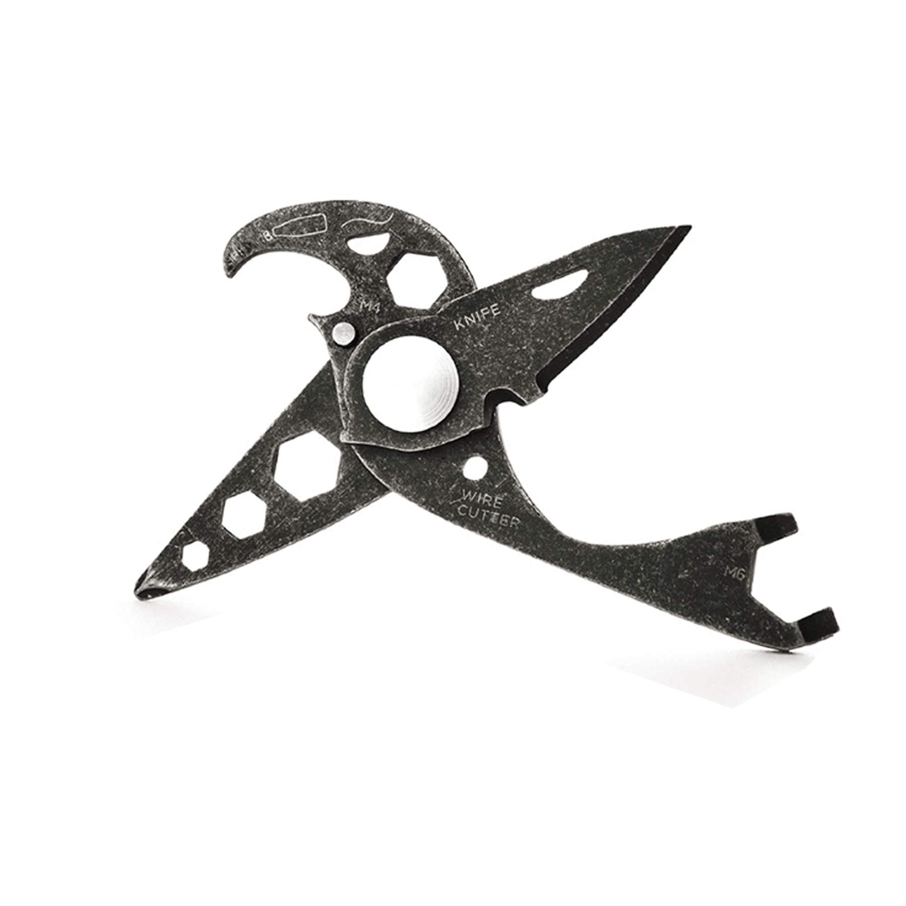 Keychain Multi-Tool,Stainless Steel Multitool for Everyday Carry, Knife，Prybar, Screwdriver, Bottle Opener, Multi Wrench Pocket Survival Gear Tool for Camping