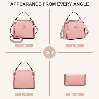Miss Lulu Handbags for Women Cross Body Bags Ladies Fashion Shoulder Bag Girls PU Leather Top Handle Bag