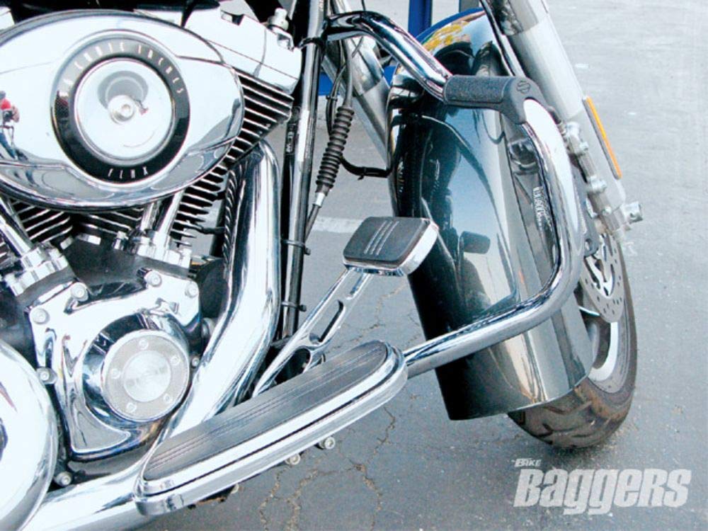 Buy HARLEY DAVIDSON CHROME MUSTACHE ENGINE GUARD HIGHWAY BAR CRASH BARS