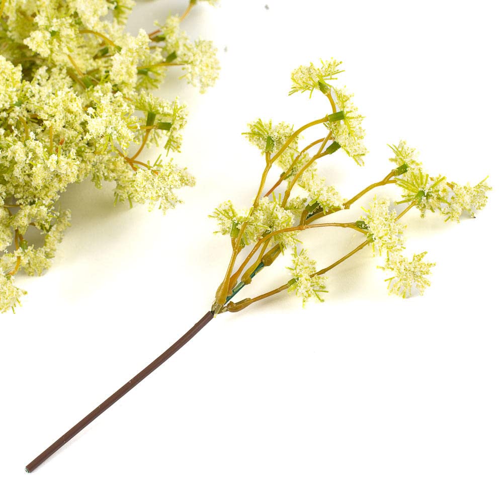 Factory Direct Craft Group of 6 Artificial Queen Anne's Lace Stems | 10