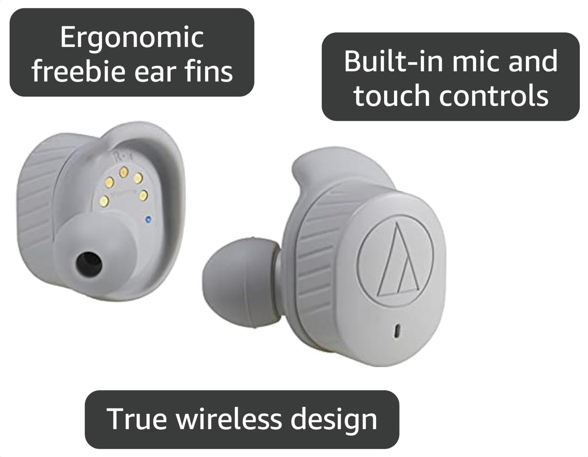 Amazon.com: Audio-Technica ATH-SPORT7TWGY SonicSport Wireless in