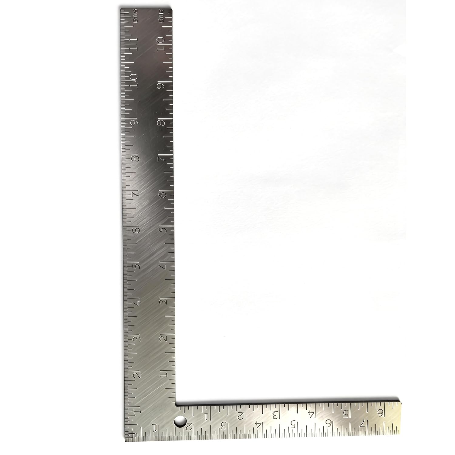Professional 8x12 Inch Carpenter Square - Heavy-Duty Carbon Steel Framing Tool with Dual-Scale (Imperial/Metric), Rust-Resistant Right Angle Ruler for Carpentry, Roofing & Layouts