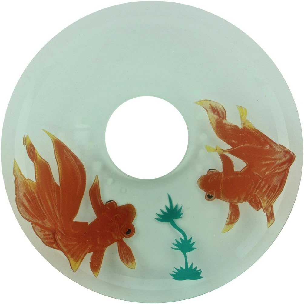 Replacement Waterfall Faucet Glass Disc Tray Plate Koi Fish Renovators Supply