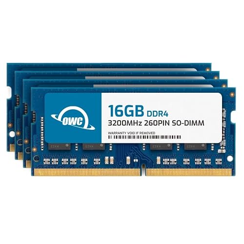 OWC 64GB (4x16GB) DDR4 3200MHz Non-ECC SODIMM 260-pin Memory RAM