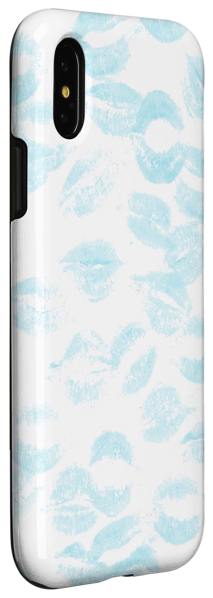 Amazon.co.jp: iPhone X/XS コケット ライトブルー キス ライトブルー  