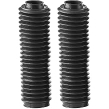 POFET 1 Pair Rubber Fork Gaiters Motorcycle Boot Protector Cover Motorbike Front Fork Boots Rubber Shock Gaiters Cover for CQR ATV Dirt Bike