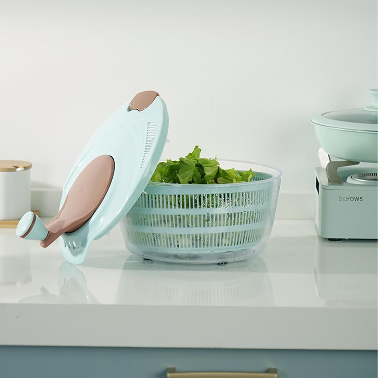 Fruit Spinner Large Kitchen Bowl with Strainer