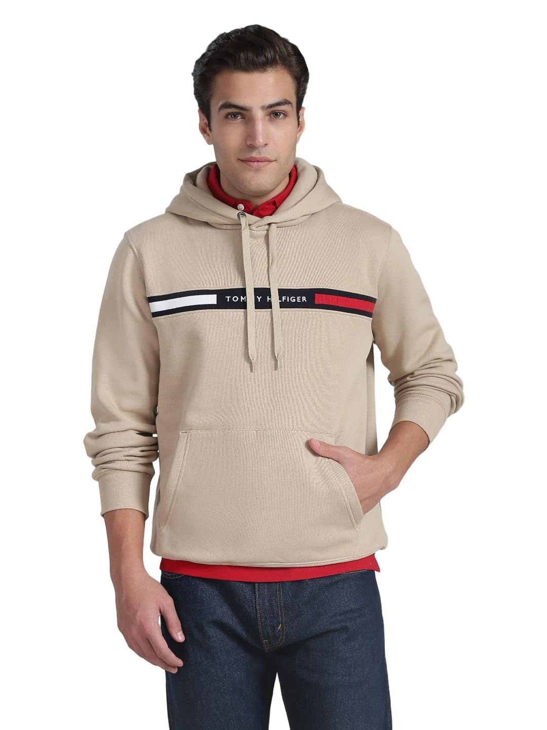 Striped Regular fit Cotton Sweatshirt-image-1