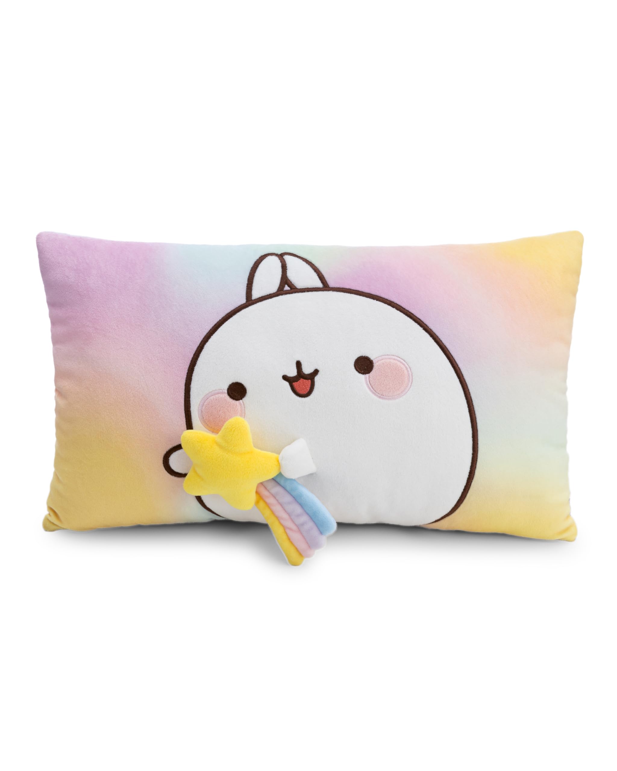 NICI cuddly toy cushion MOLANG 43x25cm - white