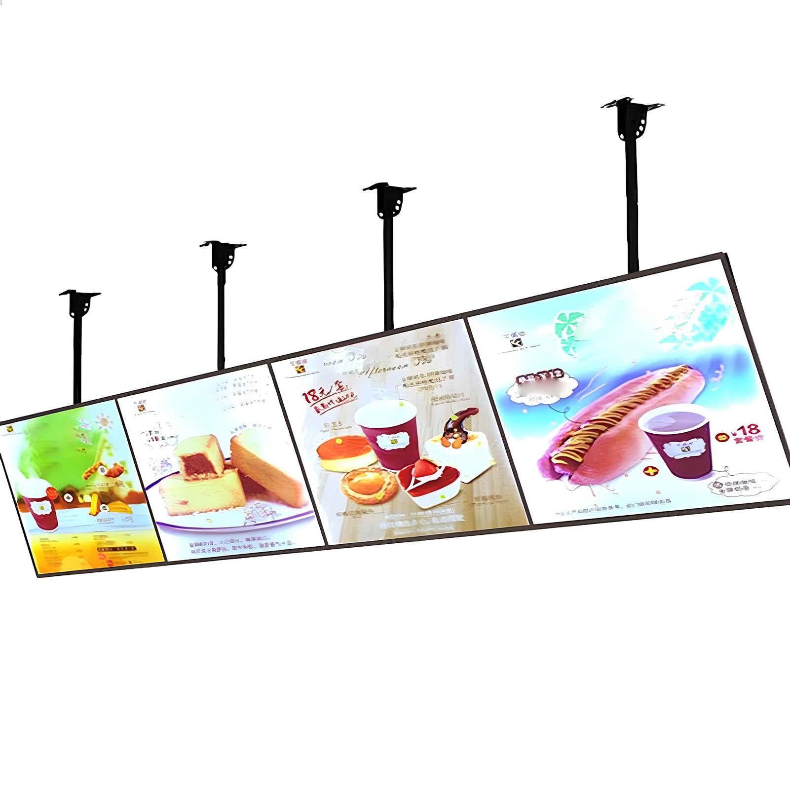 LED-Hintergrundbeleuchtetes Menübrett für Restaurant-Display, multifunktionale Lichtbox mit mehreren Installationsmöglichkeiten
