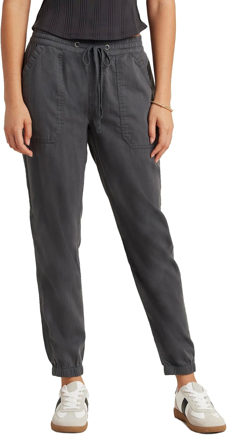 UNIONBAY Womens Drapey Woven Jogger Pant