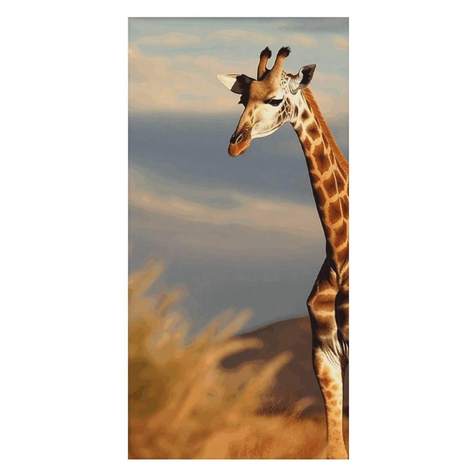 Giraffe Animals Of Africa Extra Large Beach Towels Absorbent Quick Dry Multipurpose Oversized Beach Towel Sand Free Foldable Lightweight Travel Towel Beach Pool Towel
