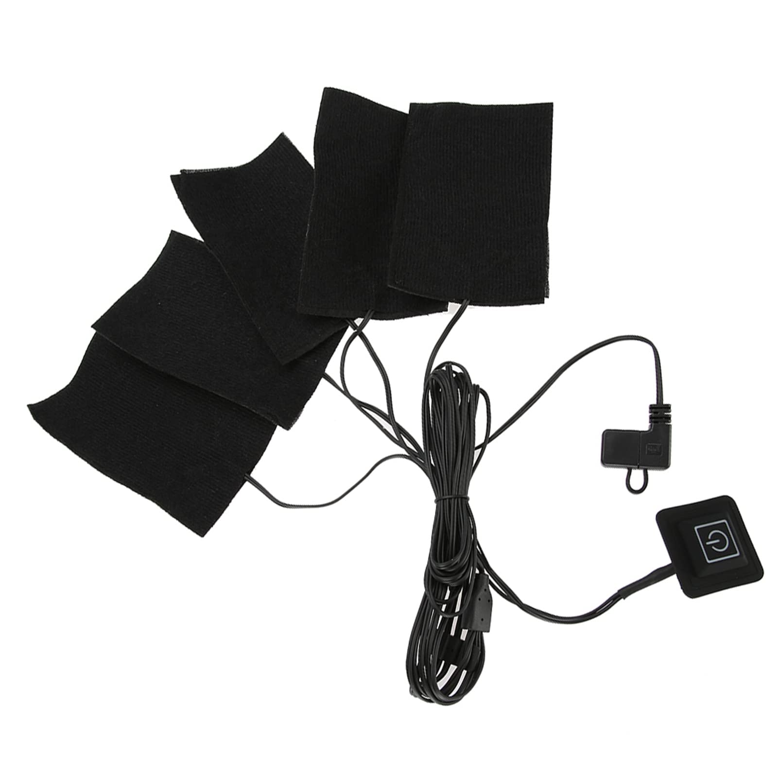 FILFEEL podgrzewany przez USB wkład do ogrzewanej kamizelki, odzież elektryczna, pięć poduszek grzewczych, element grzejny, regulowana temperatura, narzędzie do ogrzewania