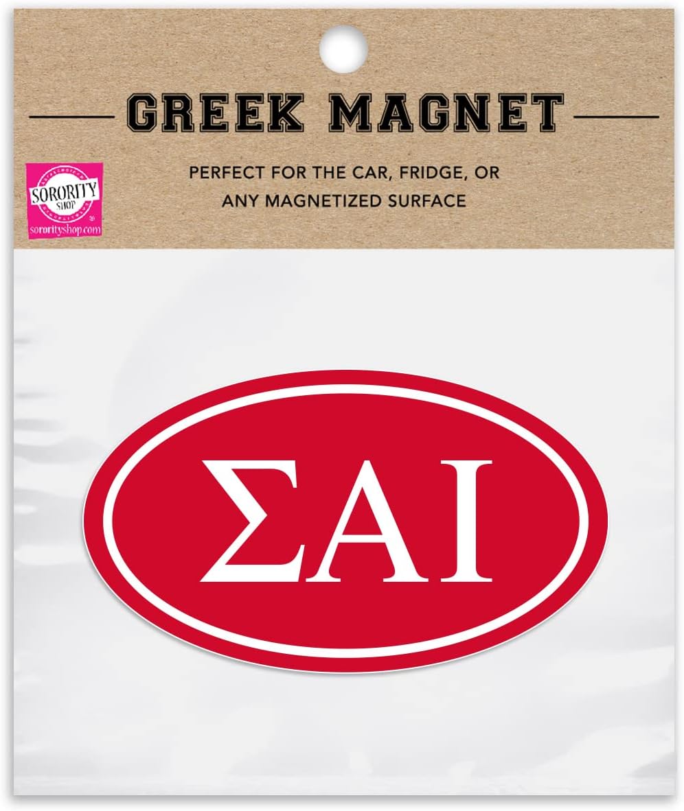 Sigma Alpha Iota Car Magnet — Set of 2 - Removable No Residue All Weather Magnets, SAI Sorority Gifts, Sigma Alpha Iota Gifts for Women, by Sorority Shop