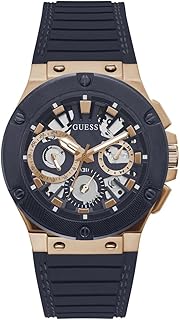 GUESS Round 44mm Navy Dial Analog Men Watch - GW0487G4