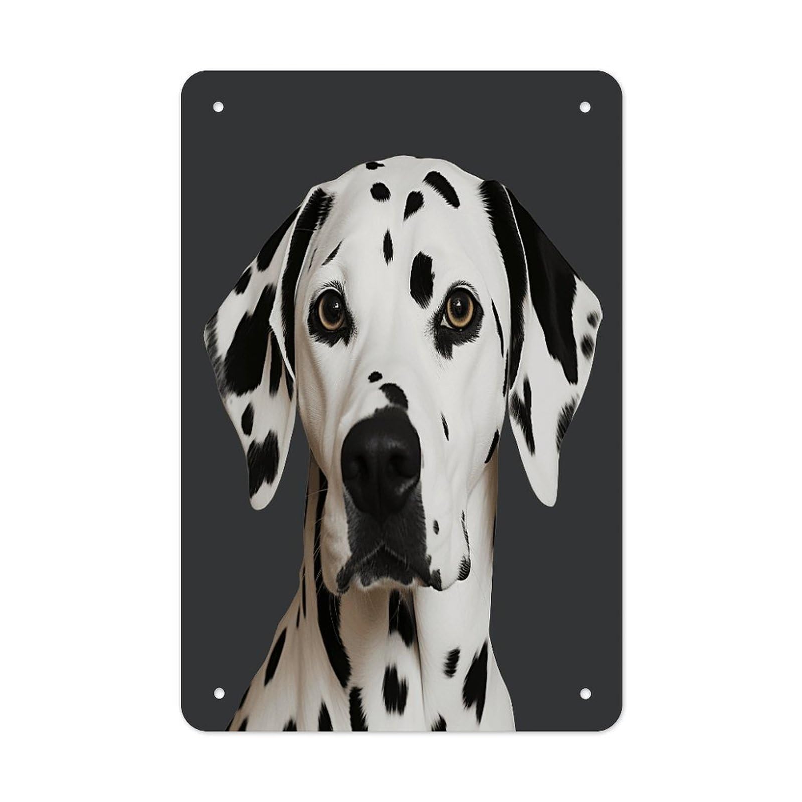 VstaDank Dalmatian Metal Tin Signs Personalized Wall Art Prints Decoration Art Poster Funny Vintage Tin Sign Iron Sheet Painting Metal Signboard Decor Painting for Wall Decor