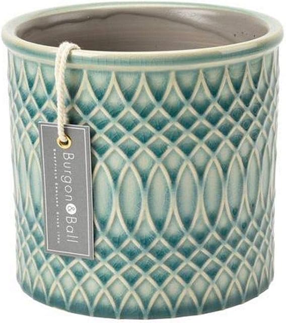 Burgon & Ball Plant Pot, Ceramic, Celadon Green, Small