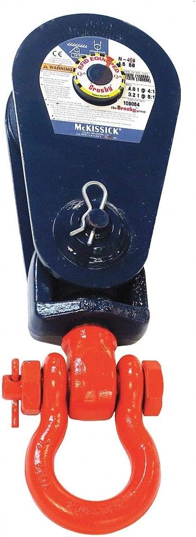 109064 - Snatch Block Shackle 8000 lb. Wire Rope
