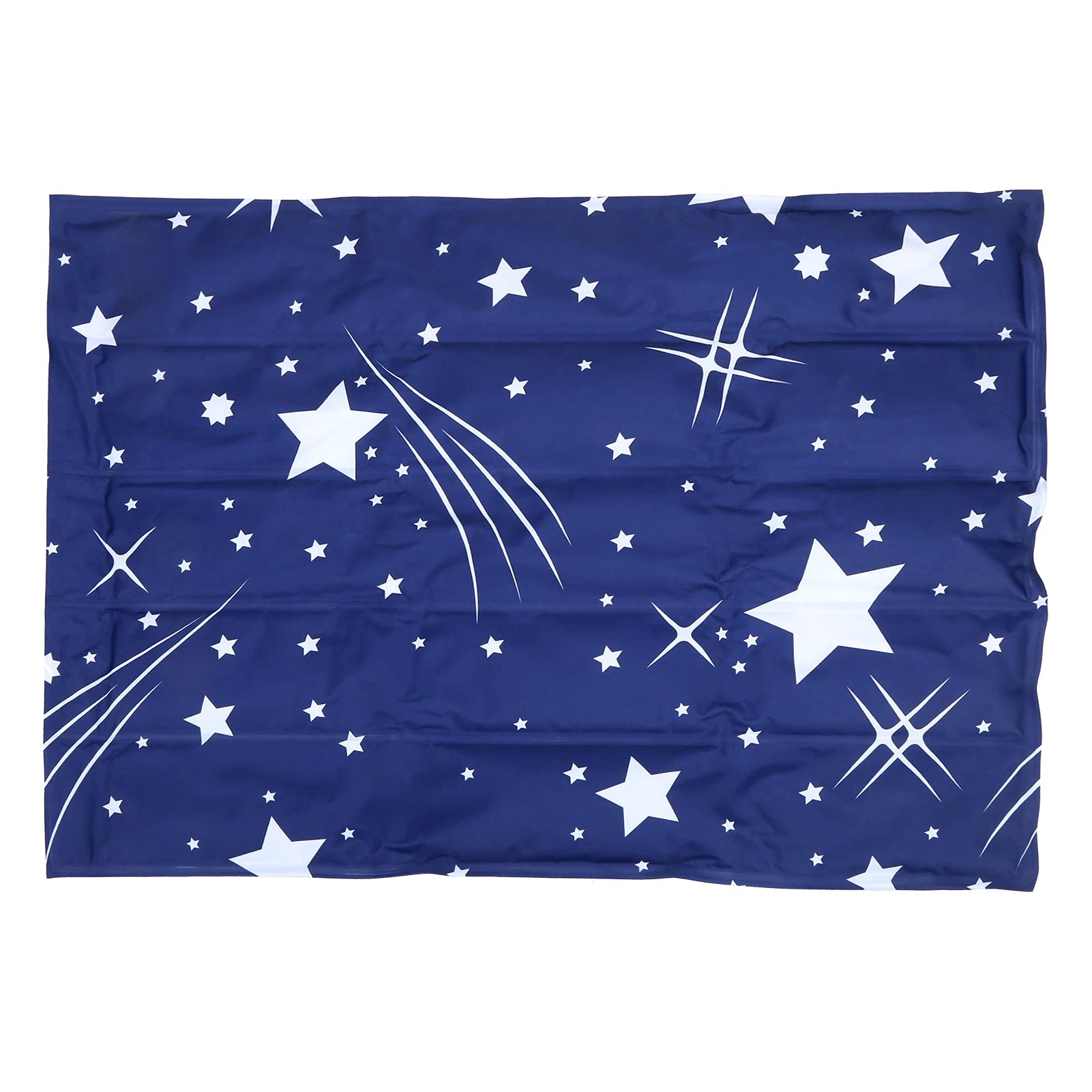 Dog Ice Pad Cartoon Pet Ice Gel miękka podkładka letnia mata chłodząca do budy Sofa rozkładana podłoga (Pełna Gwiazd L/45 * 61cm)