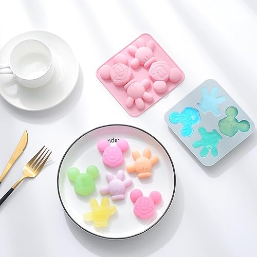 Miniatura 6 de Crethinkaty Molde de silicona para pastel de ratón, molde para helado, bandeja de dulces adecuada para mousse, decoración de pasteles, gelatina,