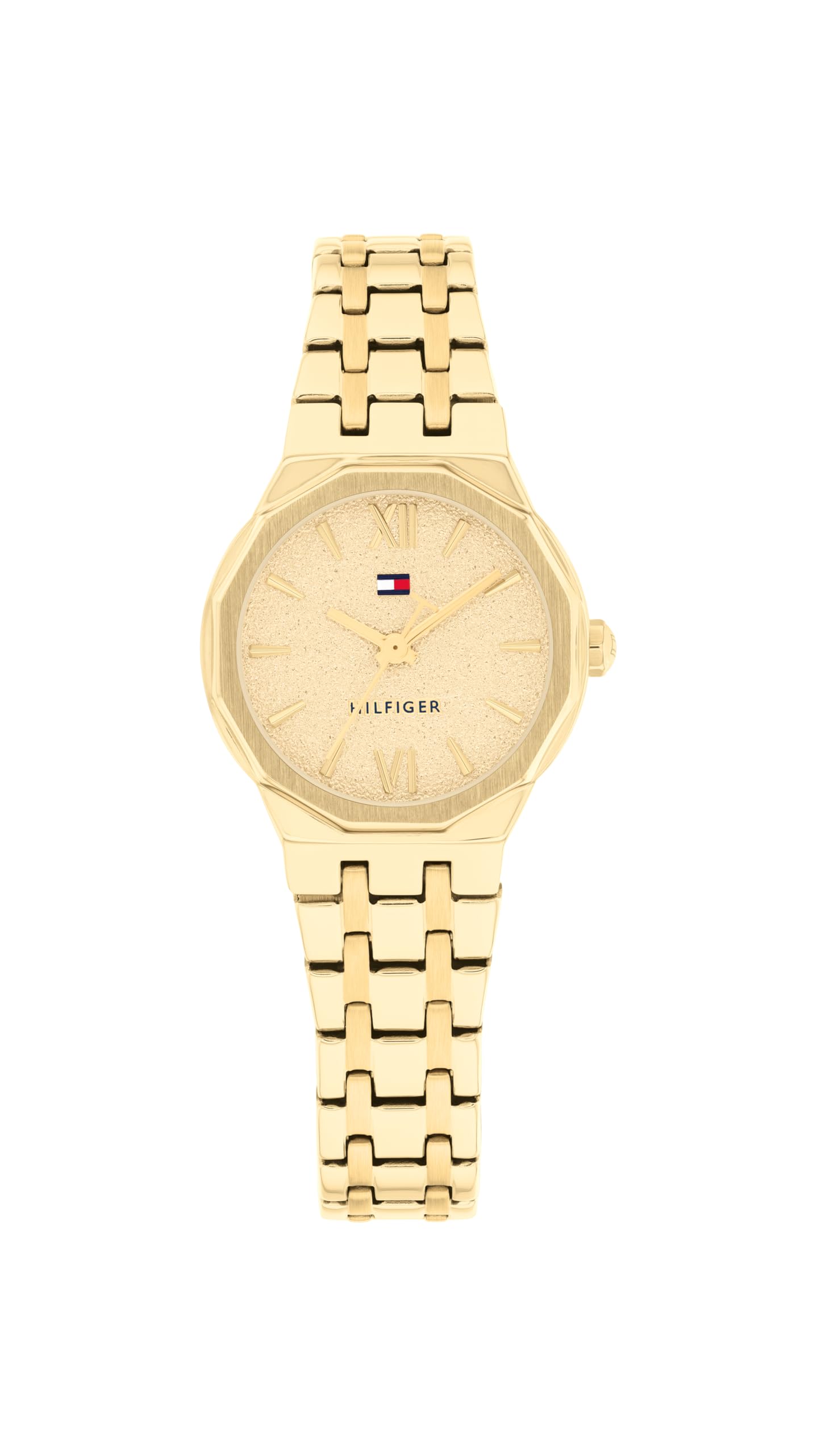 Tommy Hilfiger Womens Gold Plated Bracelet Watch