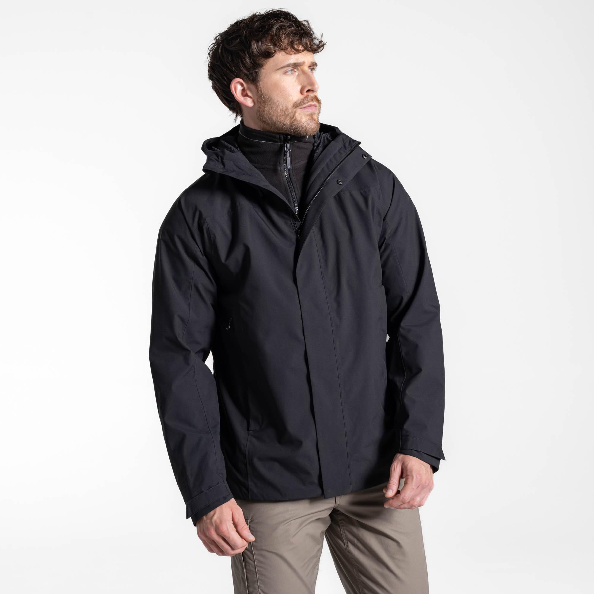 Craghoppers Expert Unisex Basecamp 3in1 Jacket Waterproof Insulating Work Coat