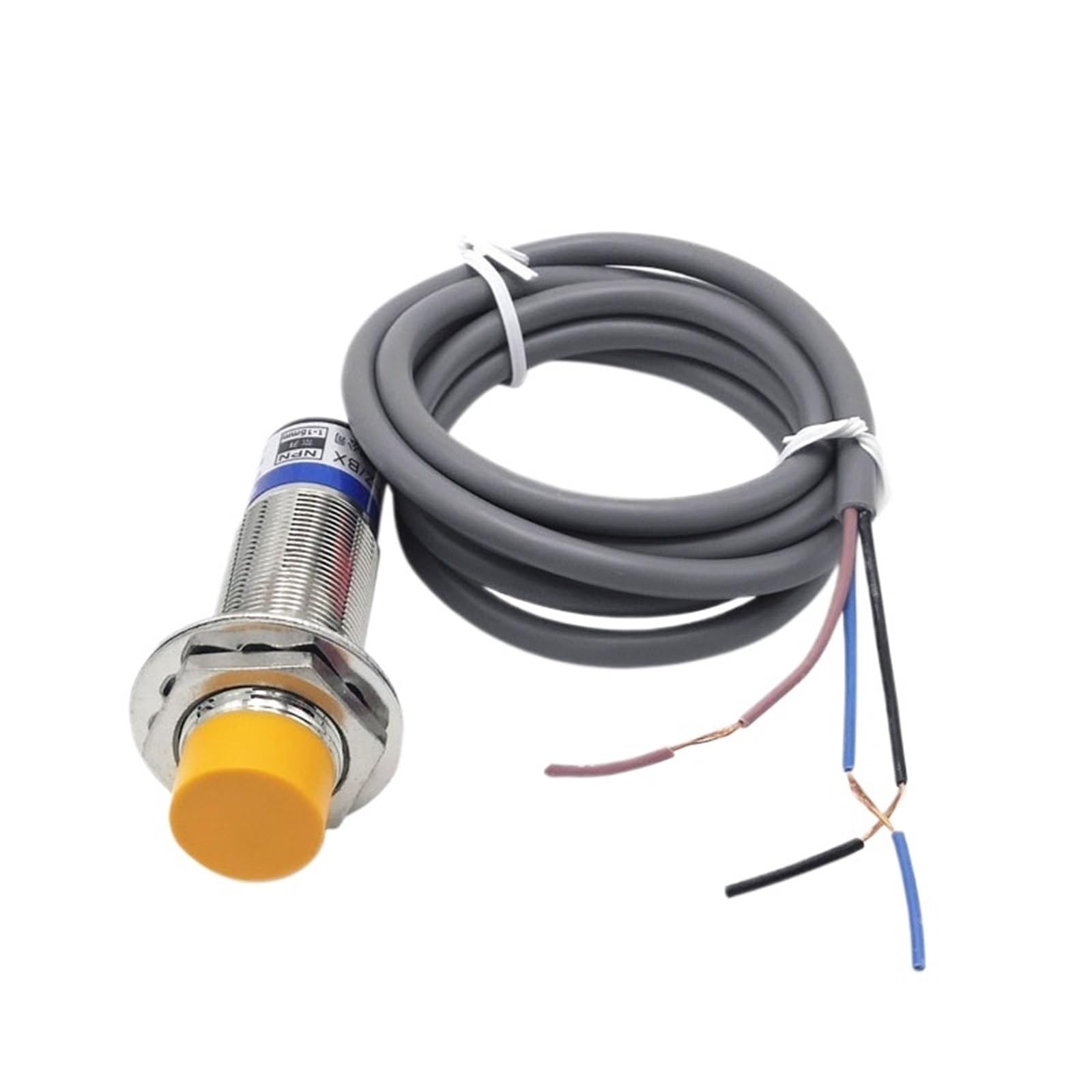 SBSSYVLMV 1pcs Proximity Switch LJC18A3-B-Z M18 Cylindrical Capacitive Sensor 10mm Detection Distance AX AY DC6-36V NPN PNP(Ljc18a3-b-z-by)