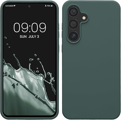 Miniatura 174 de kwmobile Funda Compatible con Samsung Galaxy S22 - Funda de teléfono de silicona TPU con acabado suave - Rojo Ruibarbo Piedra antigua,Azul