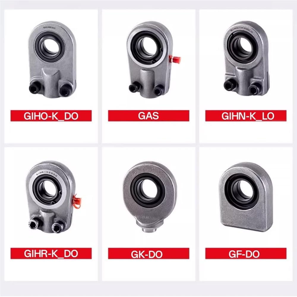Roulements à rotule radiale compatibles avec les vérins hydrauliques K20, 25, 30, 35, 40, K50, 60, 70 et 80(GIHR-K35DO Inner35)